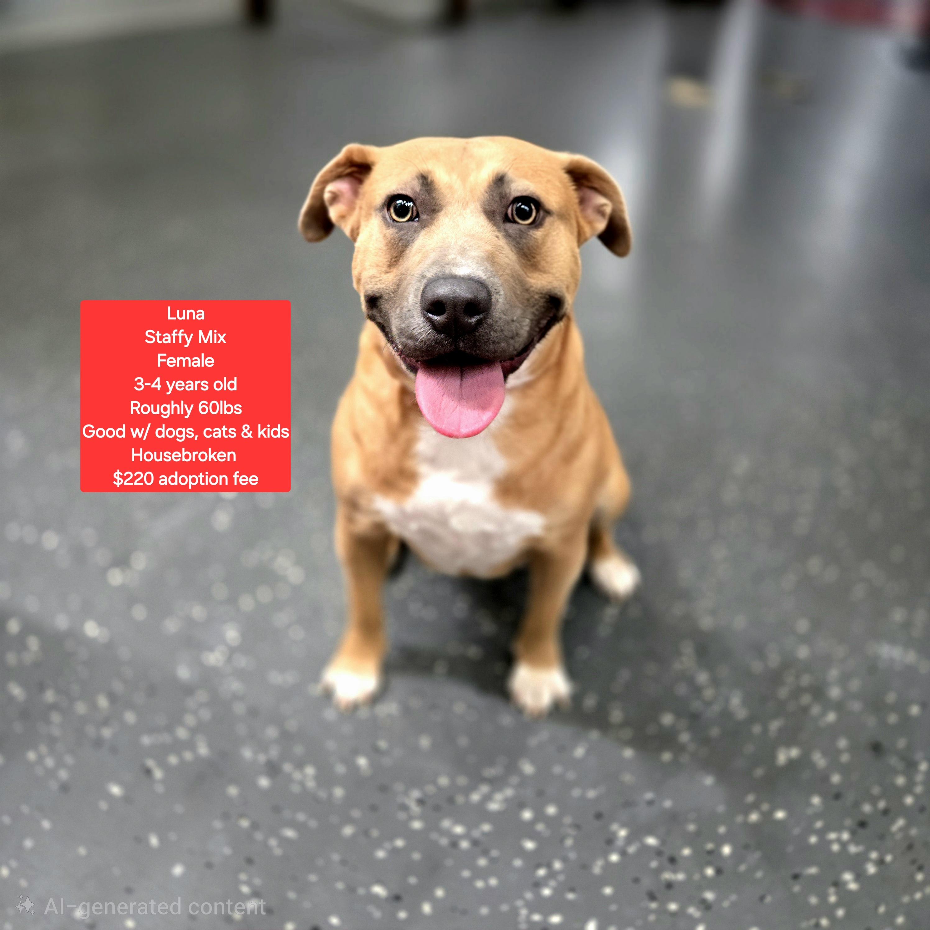 Enlarge Luna, an adopted mixed breed in Oviedo, FL image 1/2