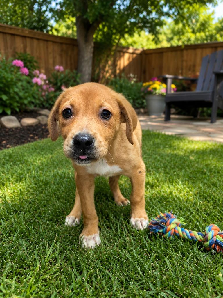 Teddy, Adoptable, Puppy Male Pit Bull Terrier & Mixed Breed.