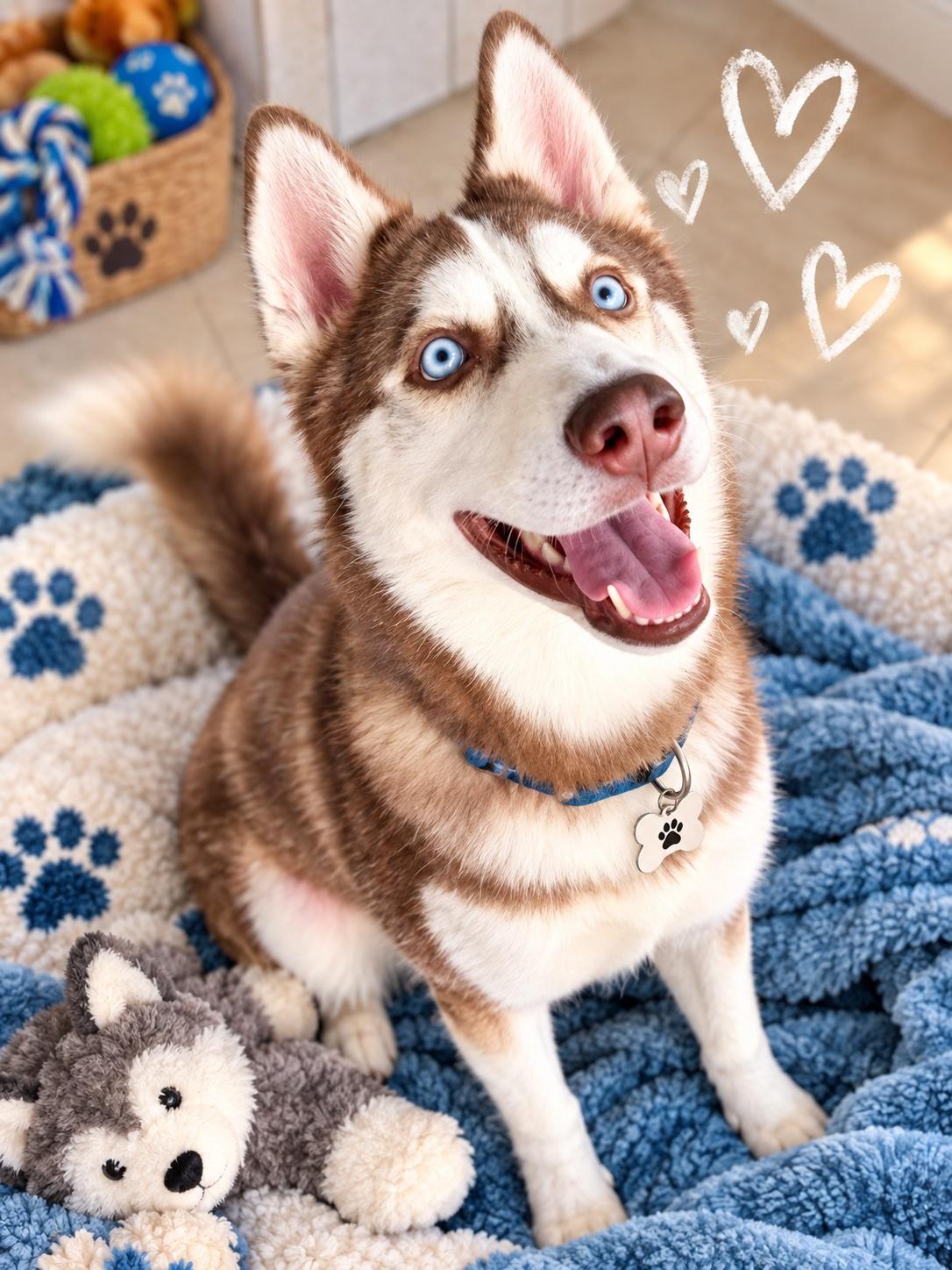 Enlarge It's Halloween. Get a spooky boy, a Adopted Husky in Fort Myers Beach, FL image 2/3