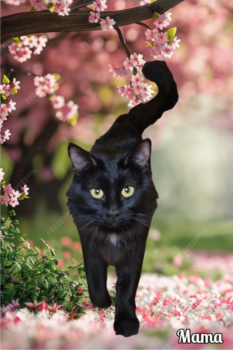 Enlarge MAMA, a ADOPTABLE Domestic Long Hair in Fletcher, OK image 1/5