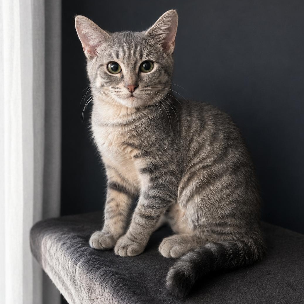 Thyme, Adoptable, Kitten Female American Shorthair.