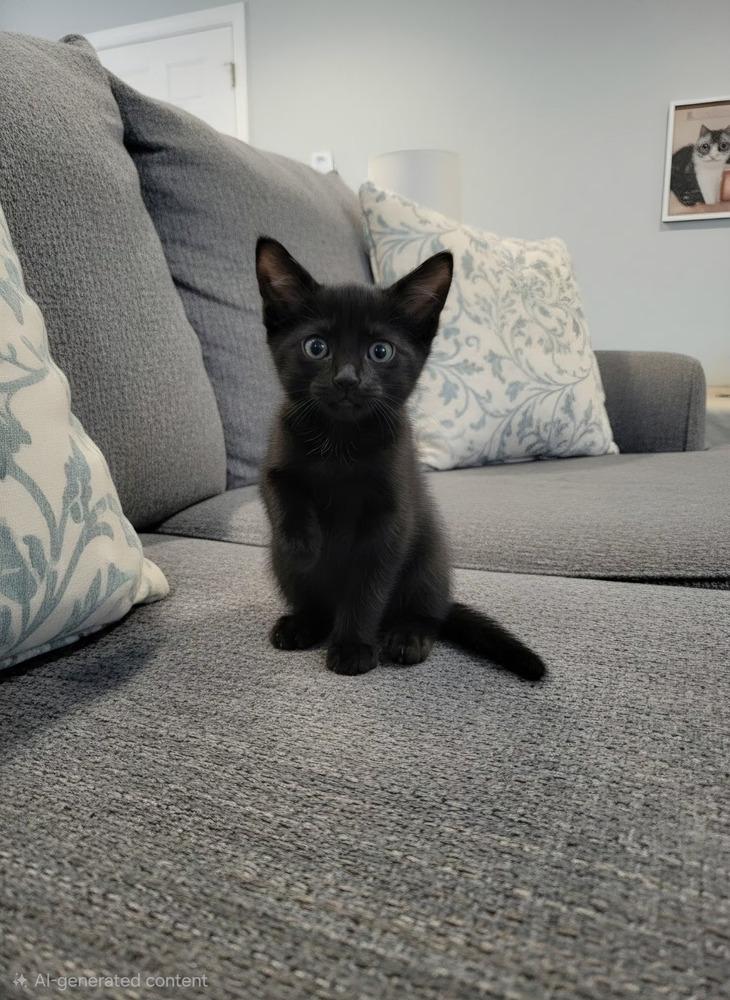 Fudge, Adoptable, Kitten Male Domestic Short Hair.