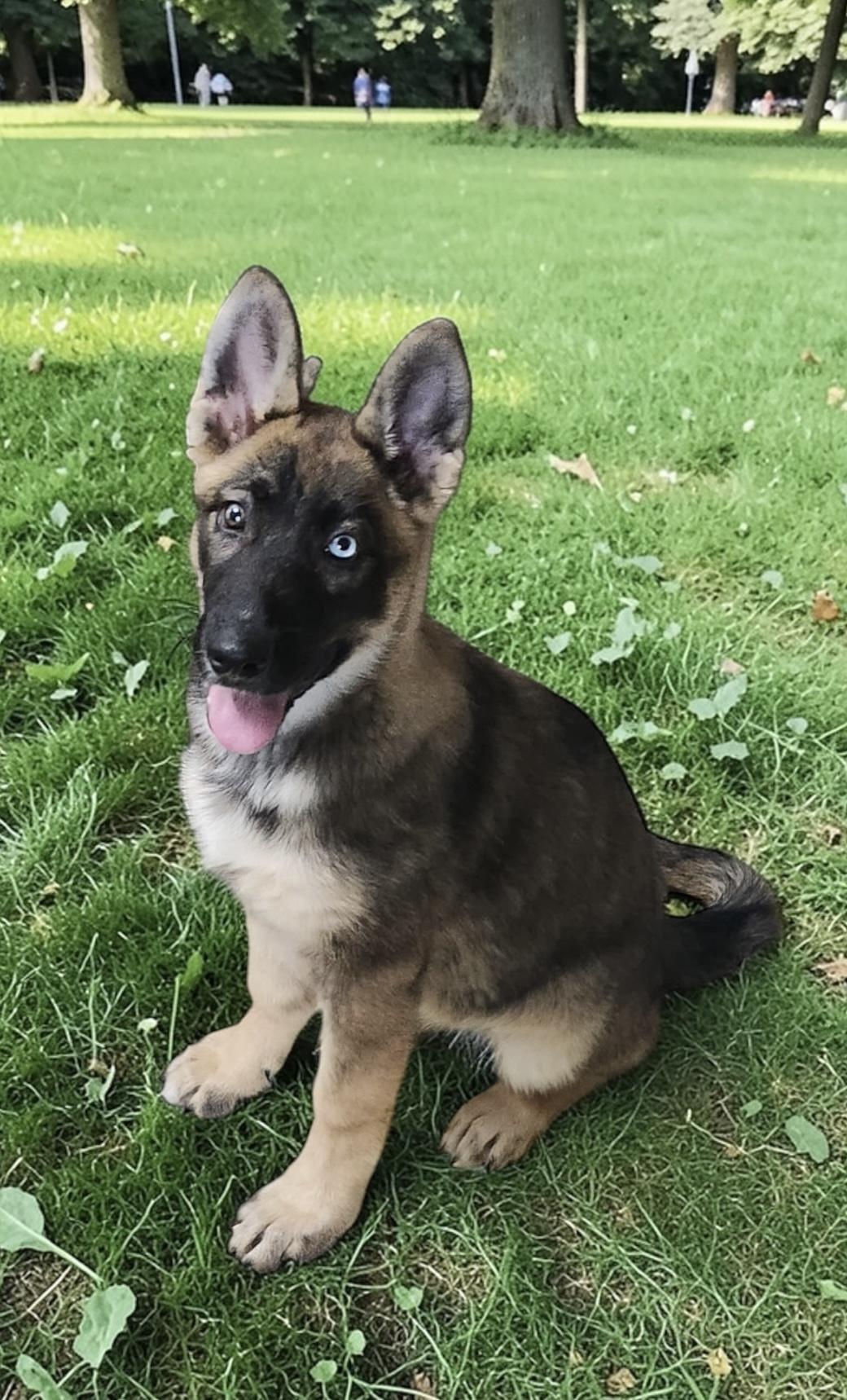 Willow, ADOPTABLE, Puppy Female Akita & White German Shepherd.