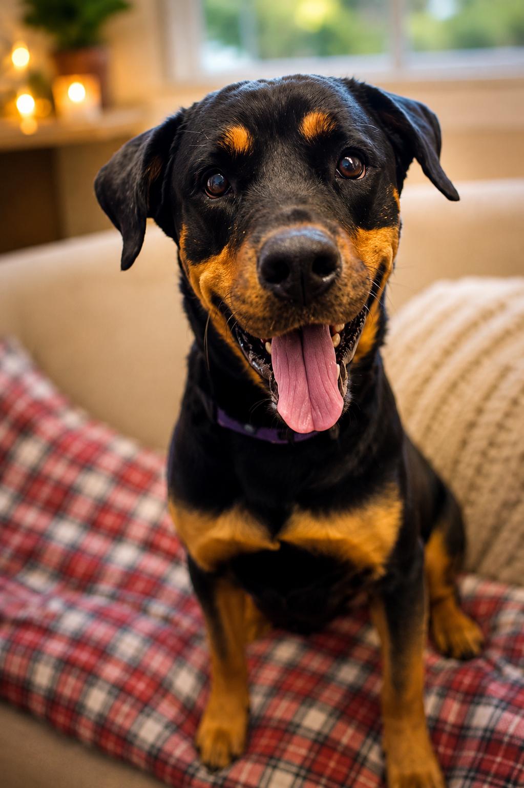 Marley, ADOPTABLE, Adult Female Rottweiler.