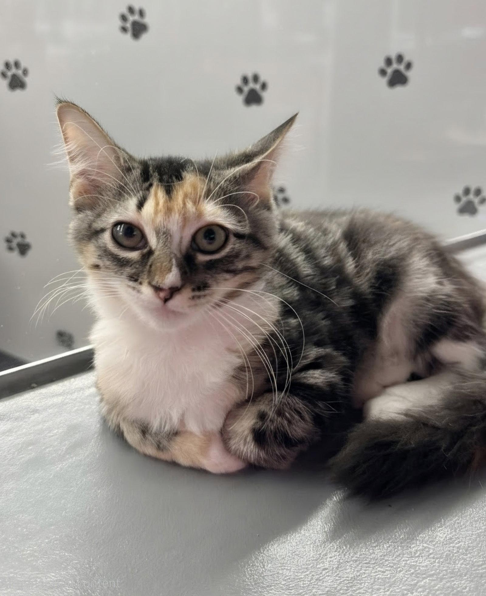 Enlarge Athena, a Adoptable Calico in St. Cloud, FL image 1/3