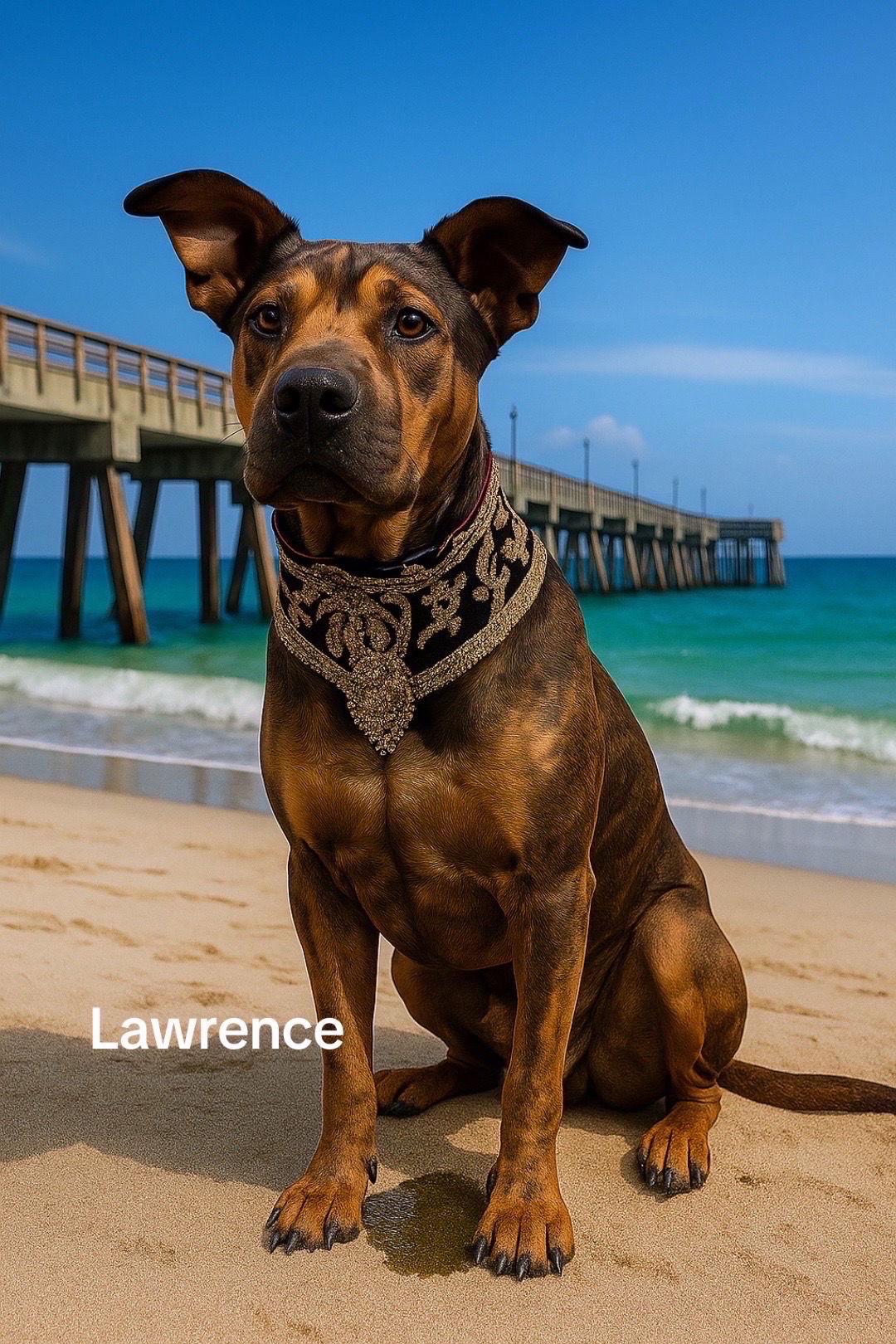 Lawrence, Adoptable, Young Male Boxer & Shar-Pei.