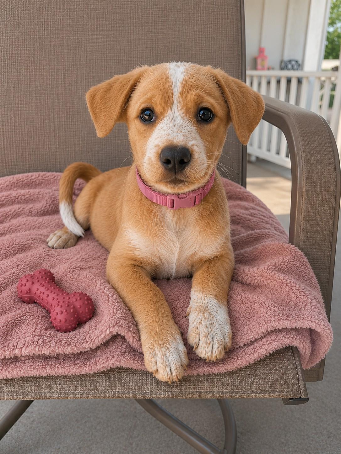 Roxy, adopted, Puppy Female Australian Shepherd.