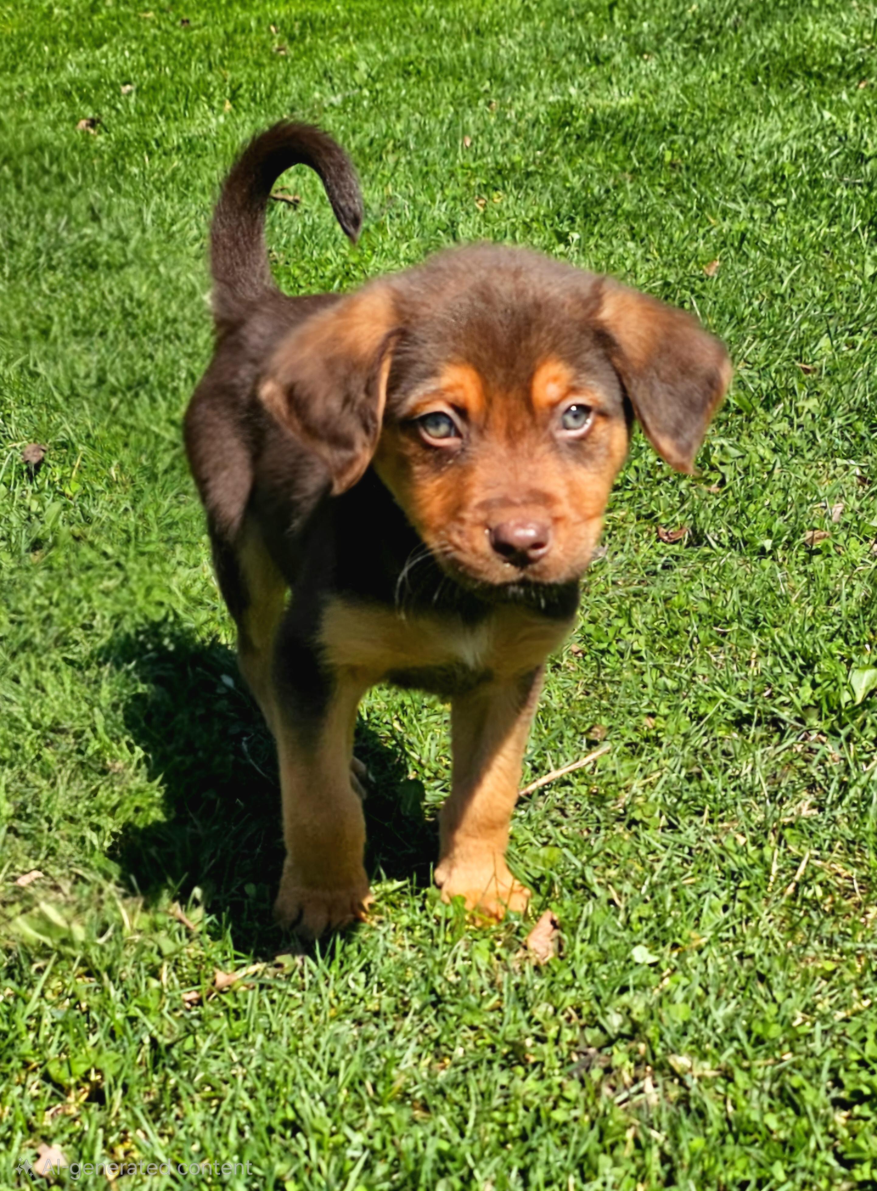 Hammie, adopted, Puppy Male Goldendoodle.