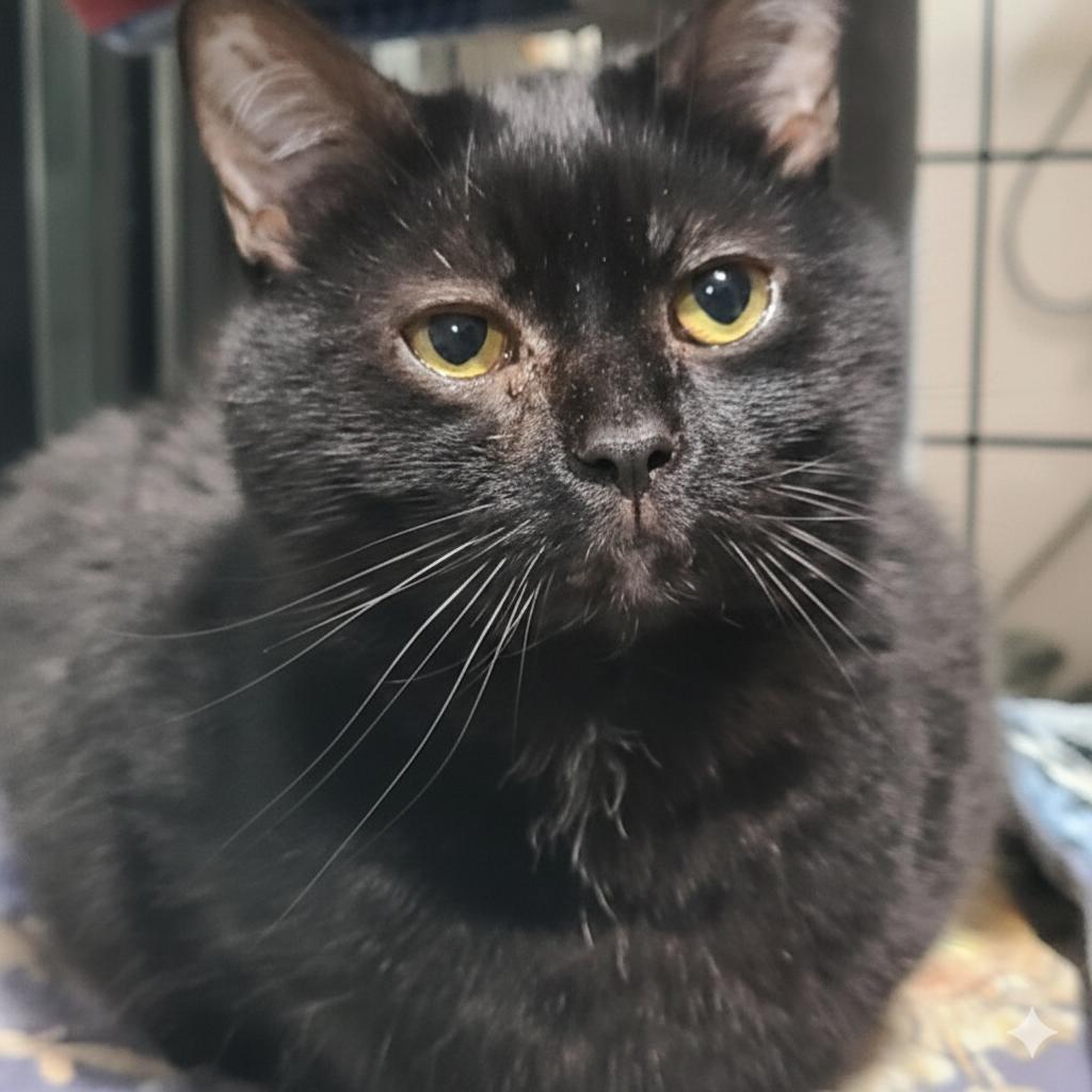 ATTICUS **The Professional Wingman & Feline Hair Stylist**, Adoptable, Senior Male Domestic Short Hair.