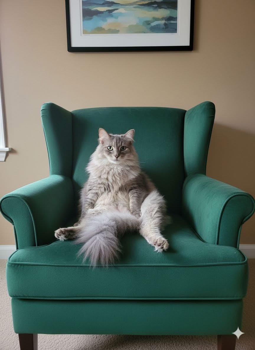 Sirabi, adopted, Adult Female Domestic Long Hair.