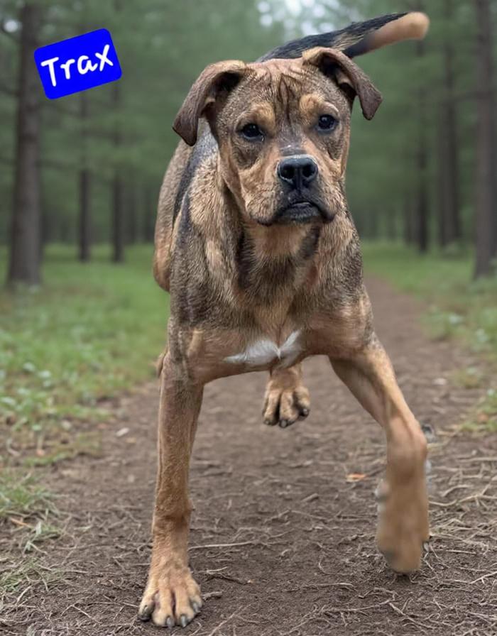 Trax, Adoptable, Young Male Terrier.