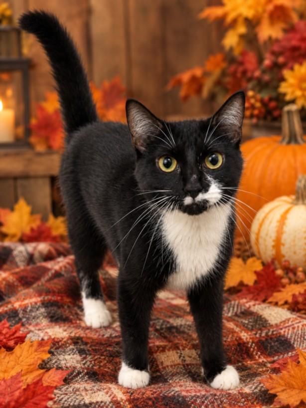 MALIBU, Adoptable, Young Female Domestic Short Hair.