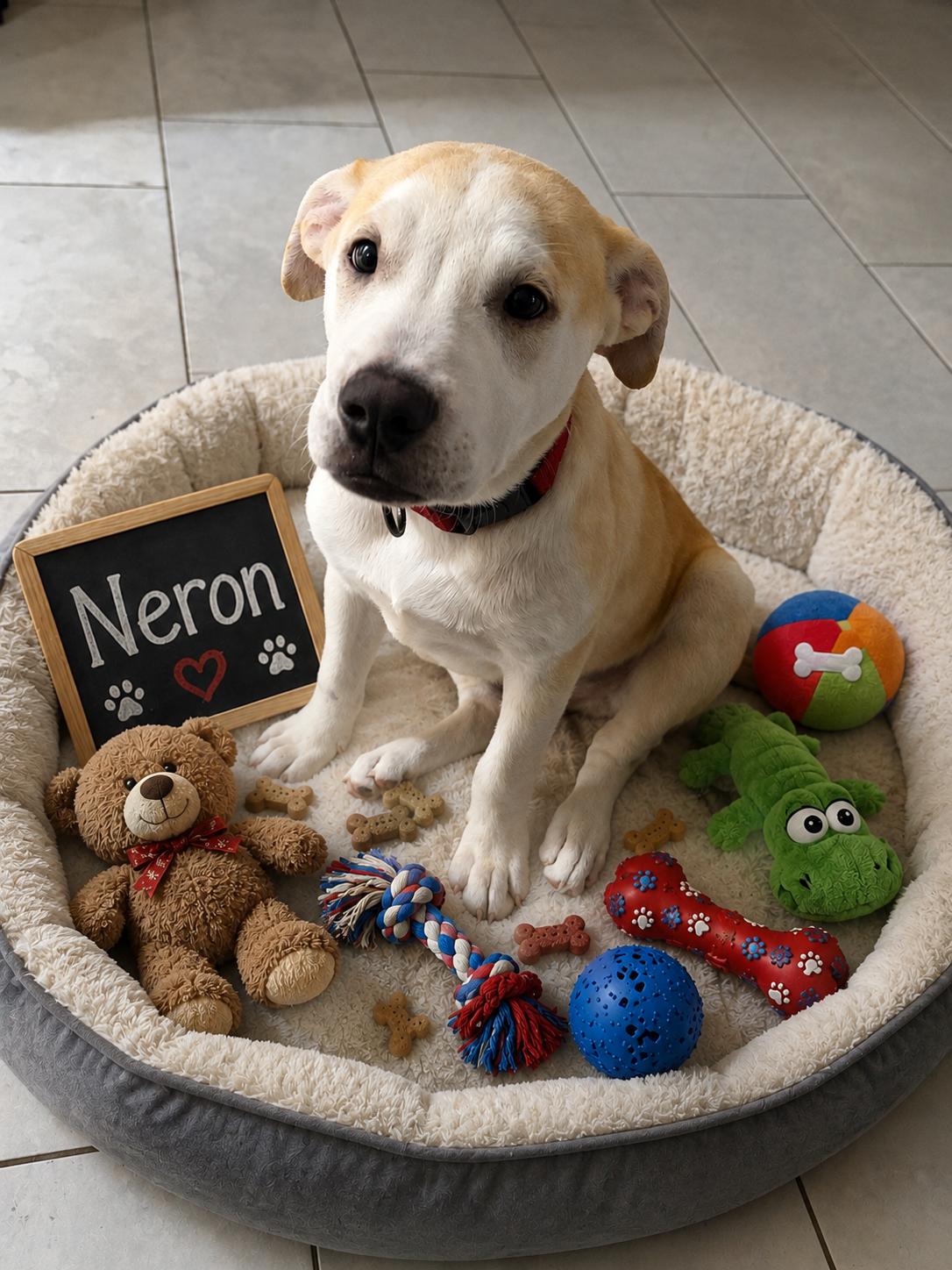 Neron, Adoptable, Young Male Retriever.