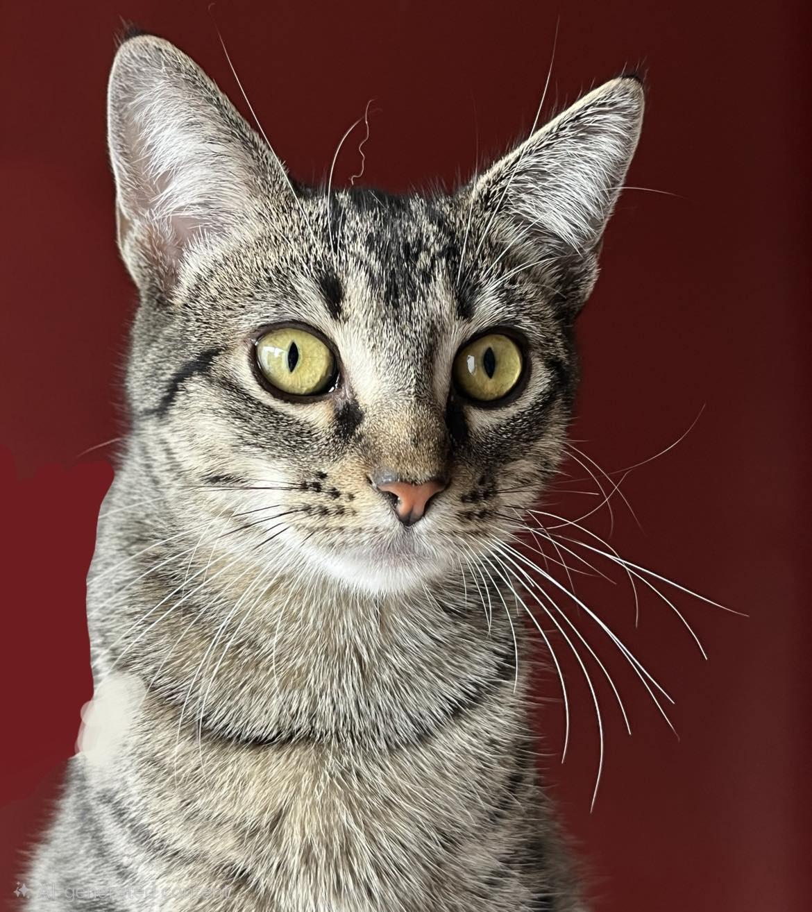 Finola, adoptable, Young Female Domestic Short Hair & Bengal.