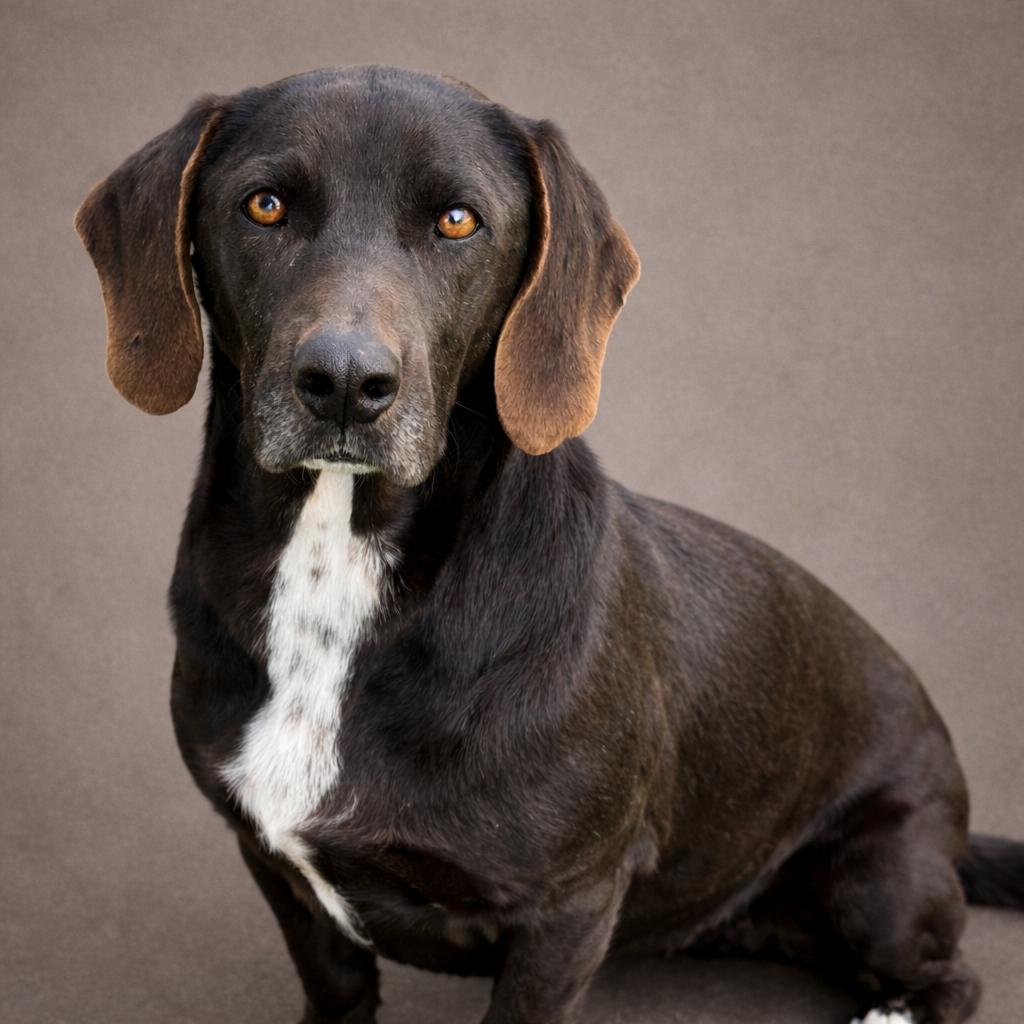 Delta - The low Rider Mack Truck!, Adoptable, Adult Female Basset Hound & Mixed Breed.