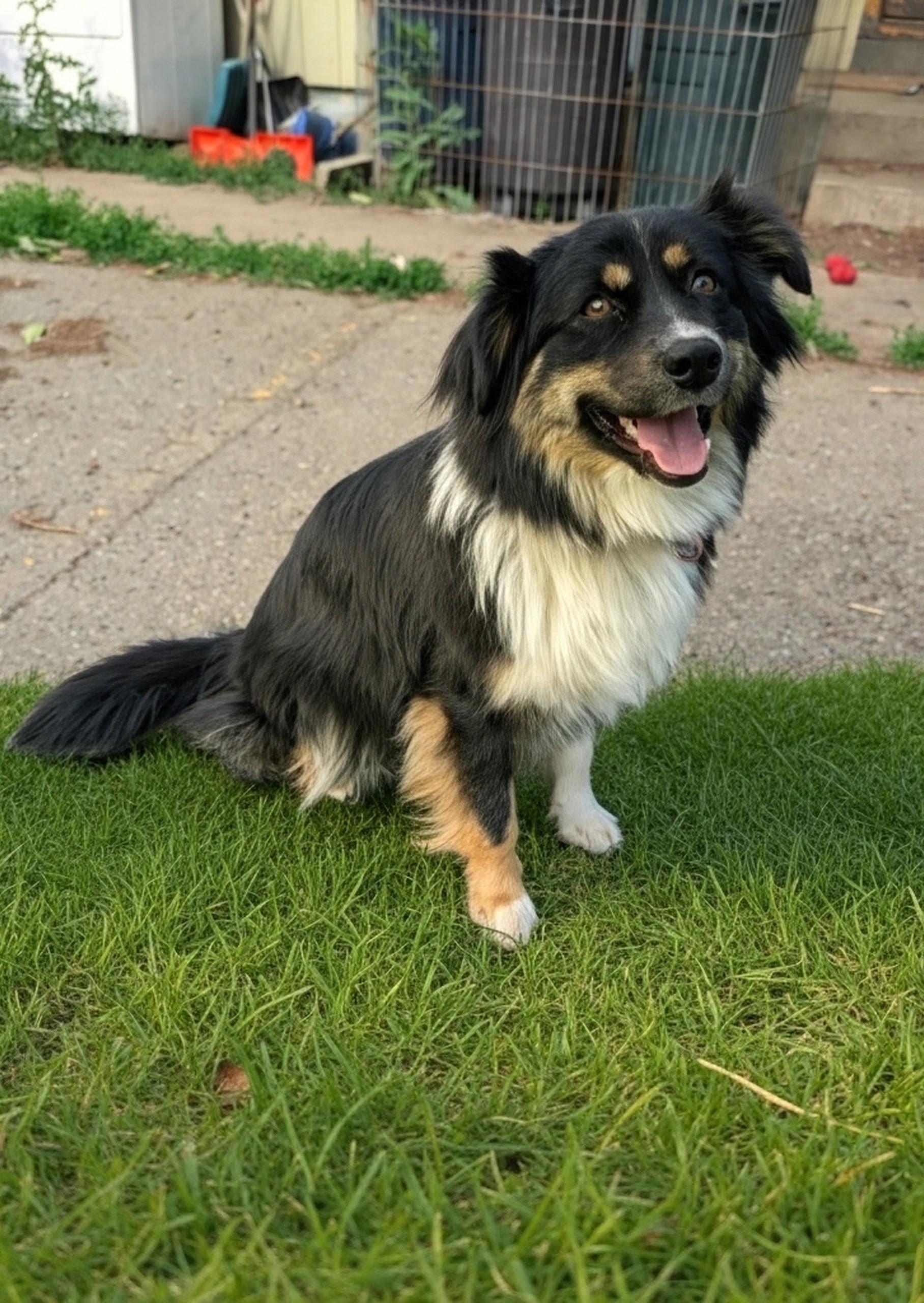 Cherie, adopted, Adult Female Australian Shepherd.