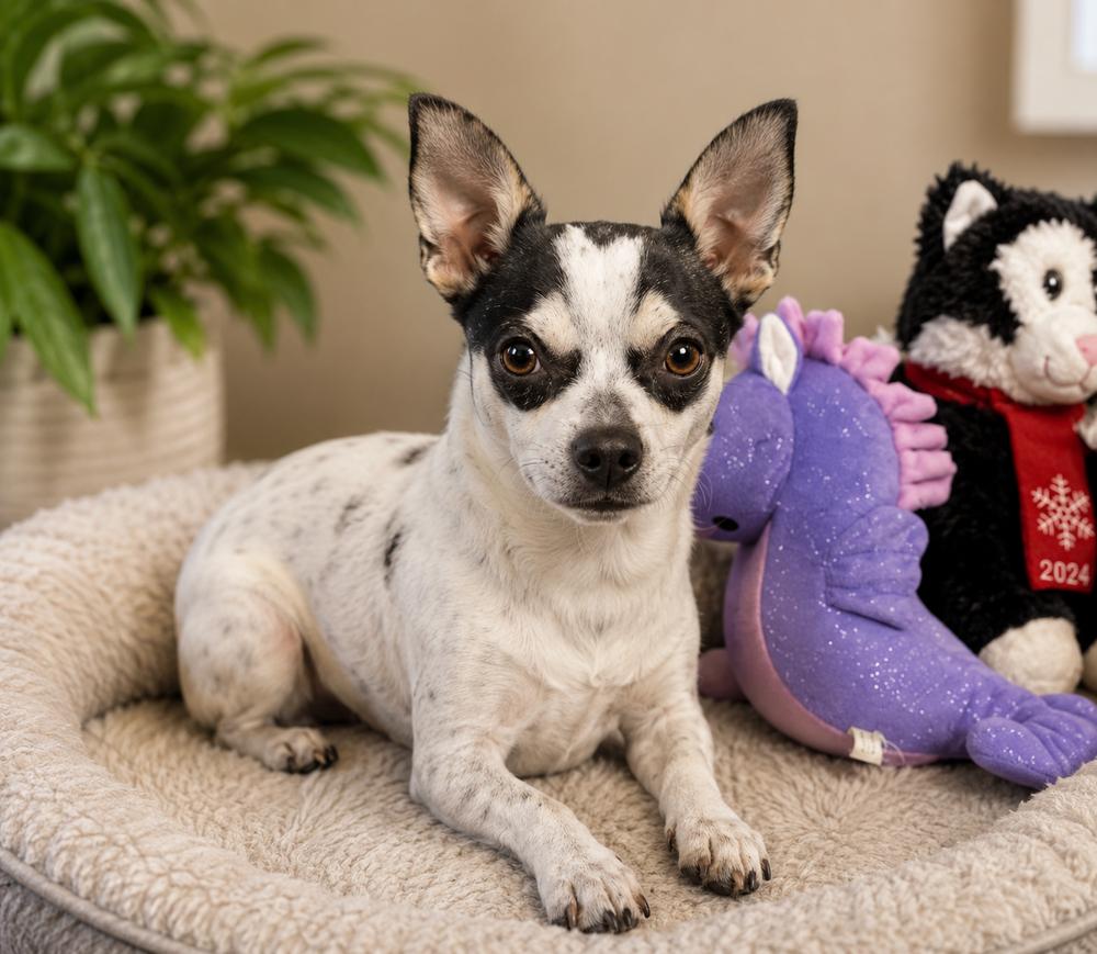 Panda, Adoptable, Young Female Chihuahua.