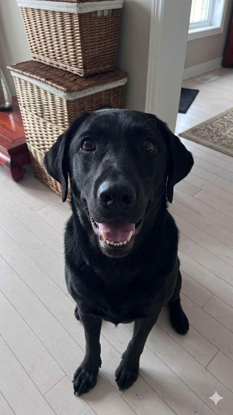 Enlarge Frye, a ADOPTABLE Black Labrador Retriever in Markham, ON image 1/5