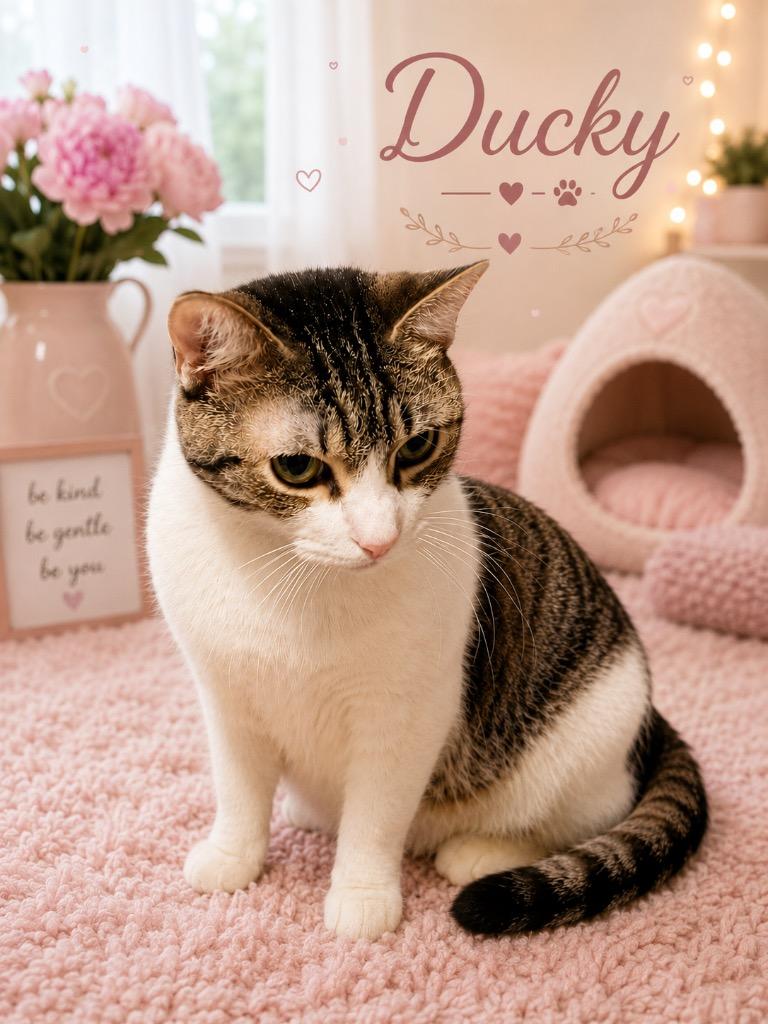 Ducky, Adoptable, Adult Female Domestic Short Hair.