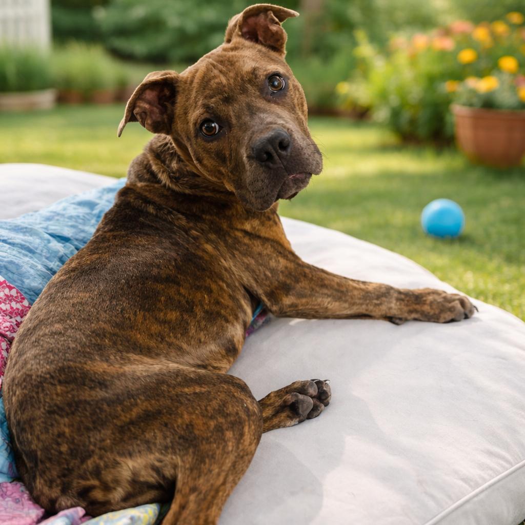Enlarge Roo, a Adoptable Pit Bull Terrier in Wichita, KS image 1/3