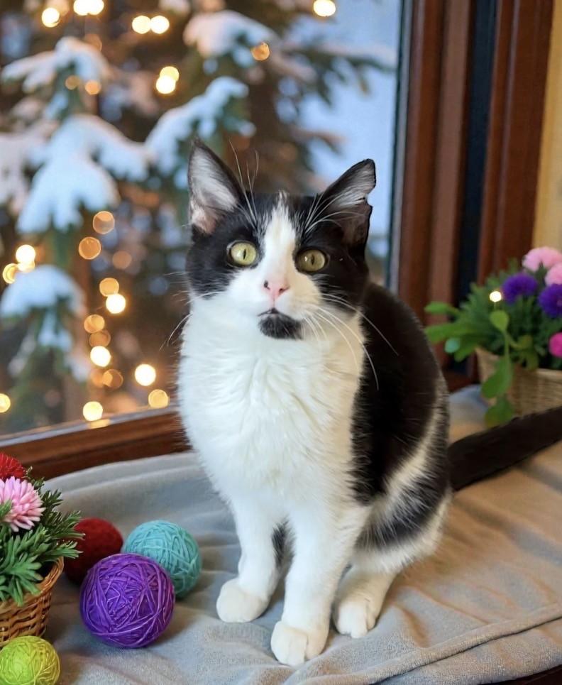 Enlarge Flan, a ADOPTABLE Domestic Short Hair in Perry, IA image 5/5