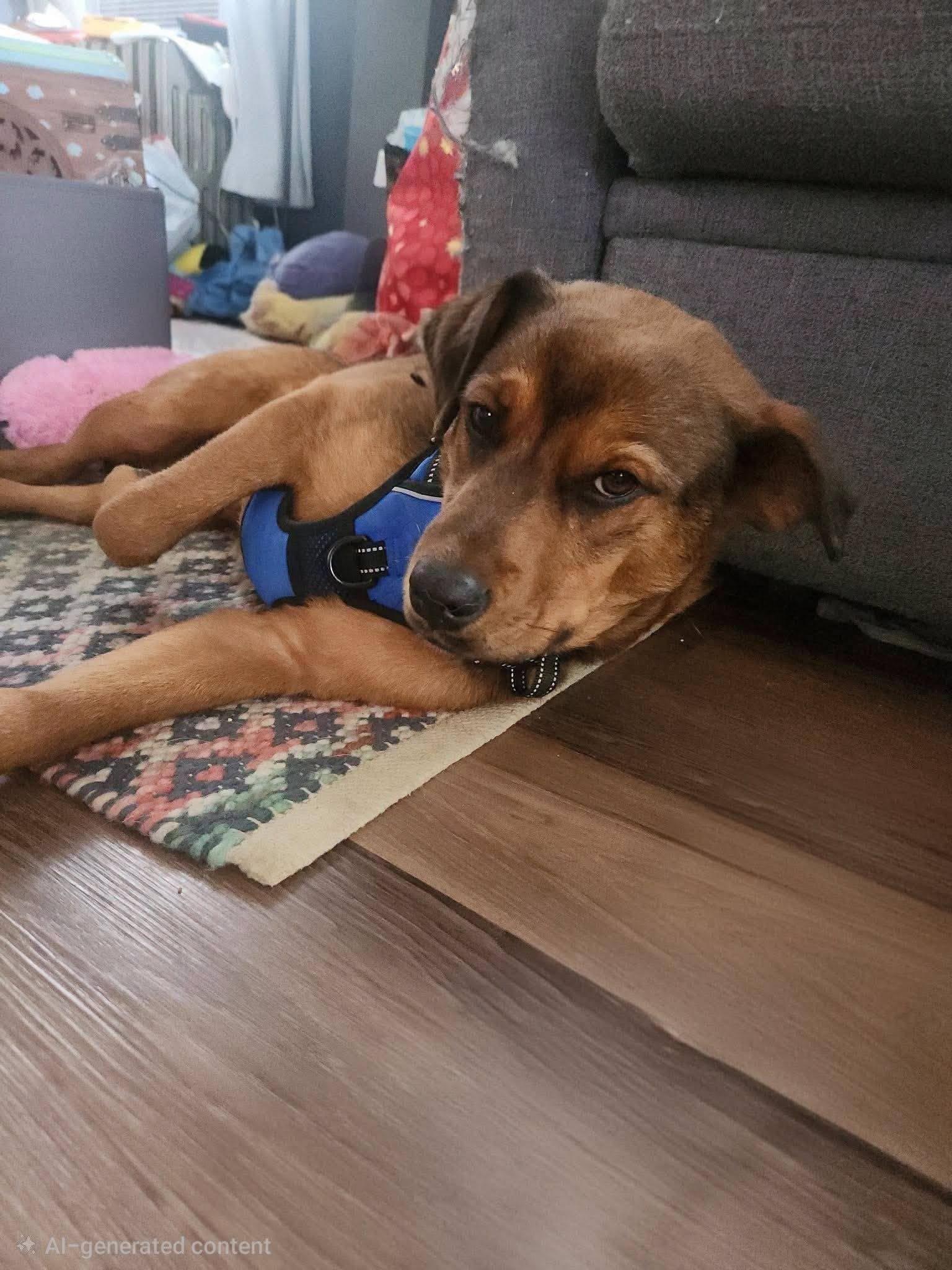 Travis, Adopted, Young Male Cattle Dog.