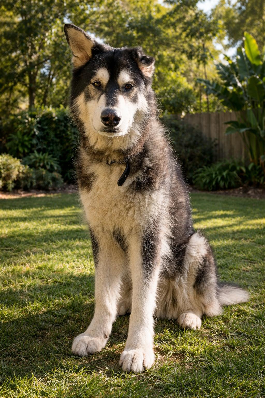 Pebble , ADOPTABLE, Adult Male Alaskan Malamute.
