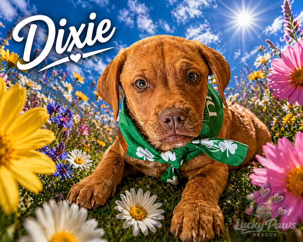 Enlarge Girl Trio - Dixie, a Adoptable mixed breed in Sumter, SC image 5/6