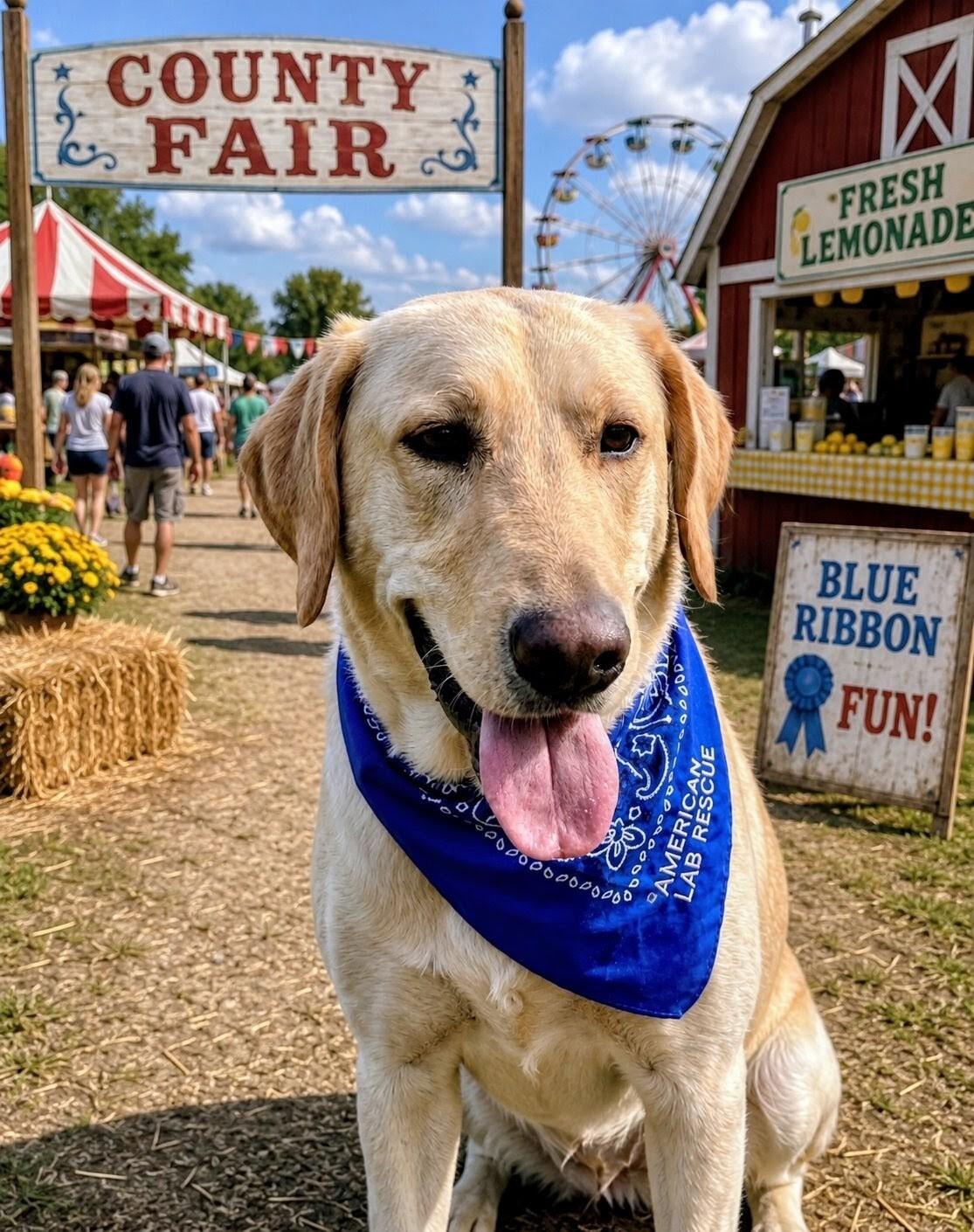 Robert Redford , adoptable, Young Male Yellow Labrador Retriever.