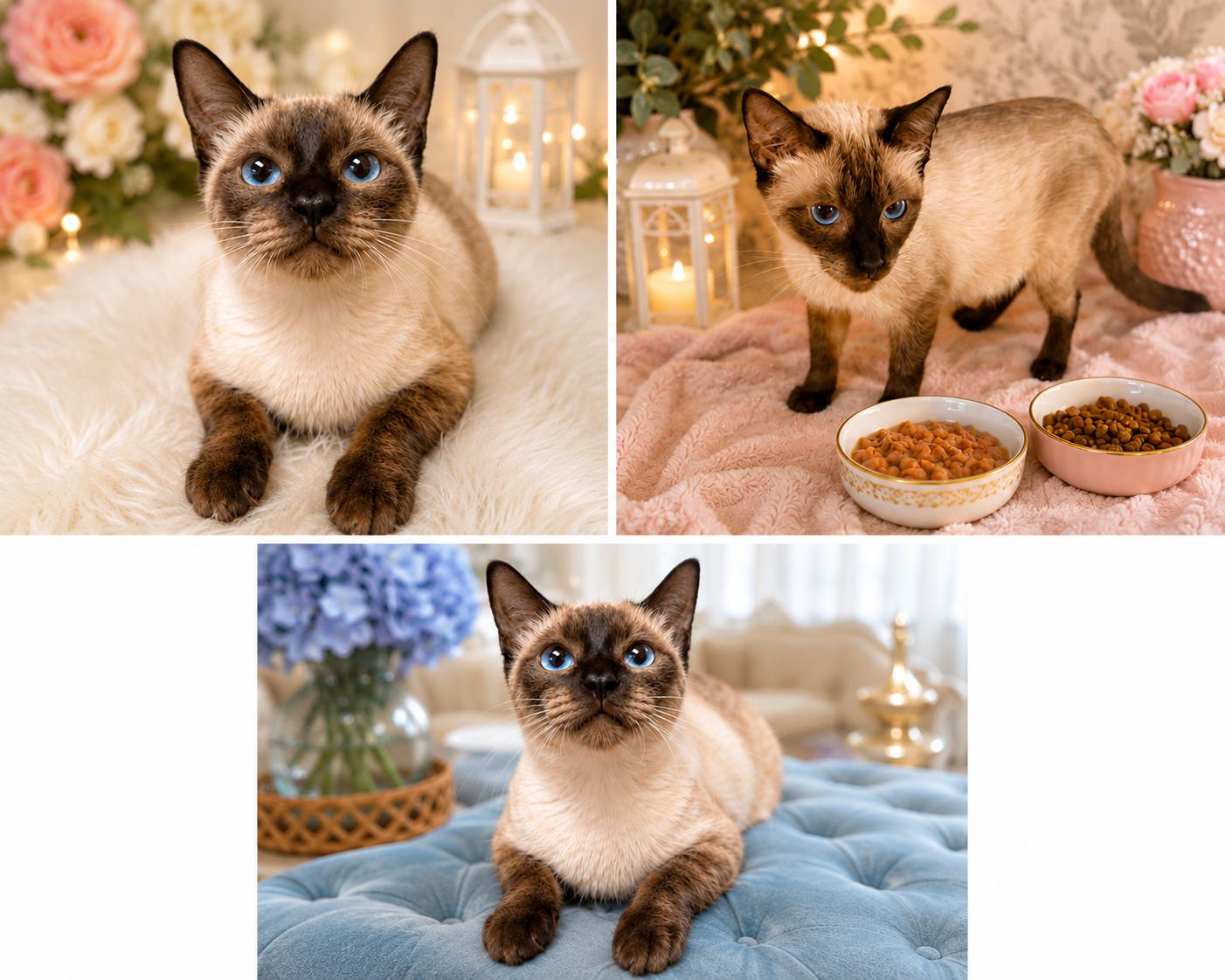 Gemma, ADOPTABLE, Adult Female Siamese & Domestic Short Hair.