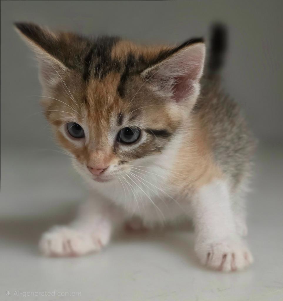 Kitten 3, Adoptable, Kitten Female Domestic Short Hair.