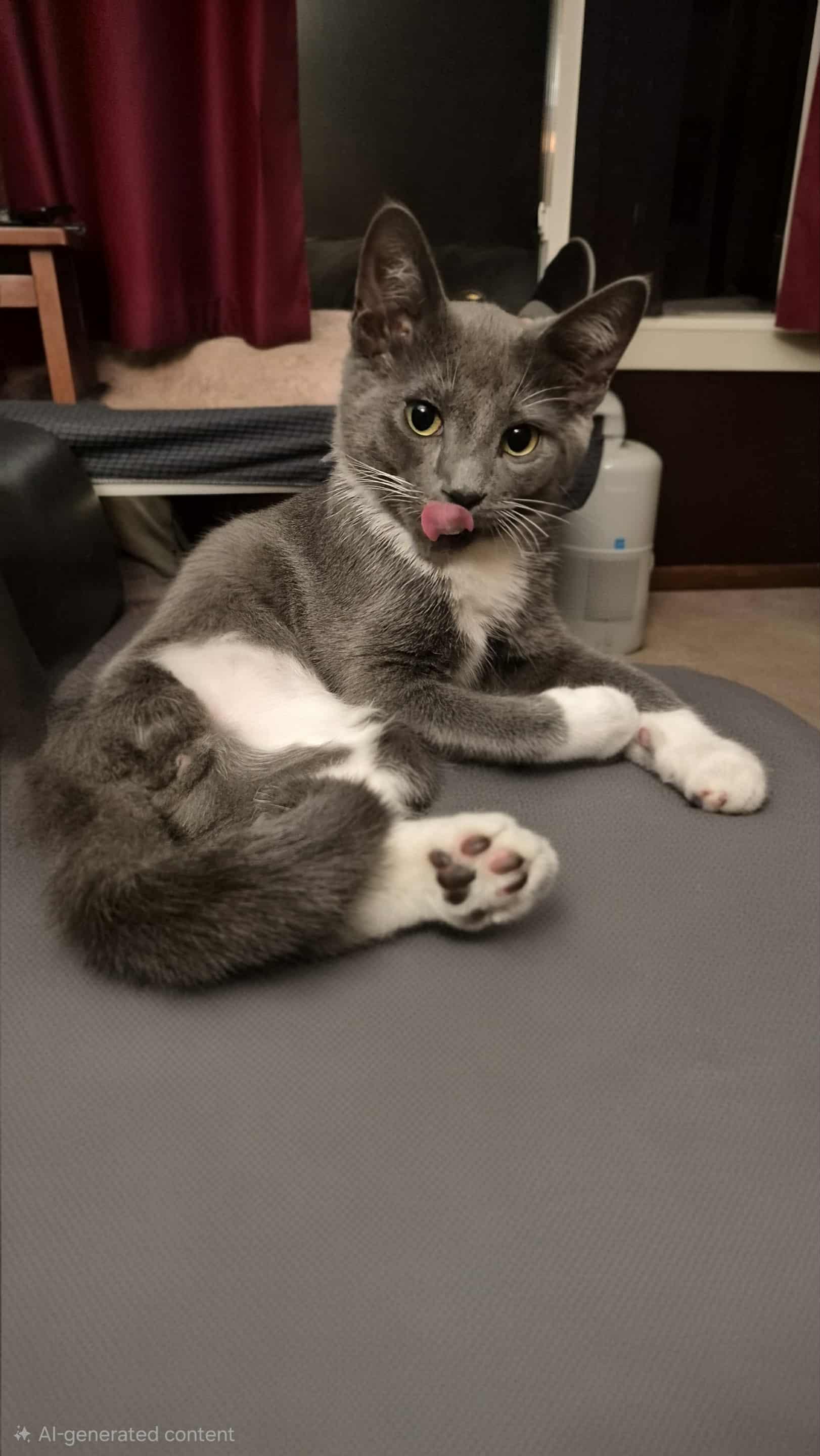 Agent S, Adopted, Young Male Domestic Short Hair.