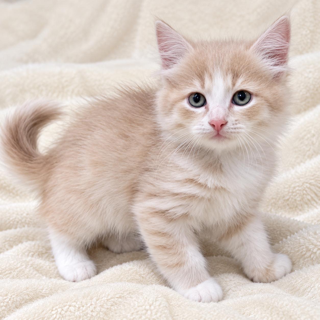 Mango, Adopted, Kitten Male Domestic Medium Hair.