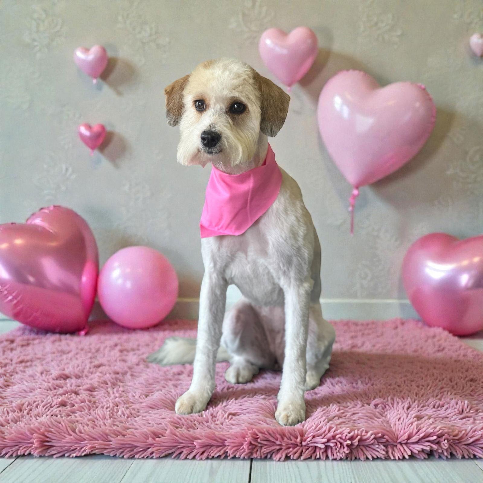 Kiwi, Adopted, Young Female Wheaten Terrier.