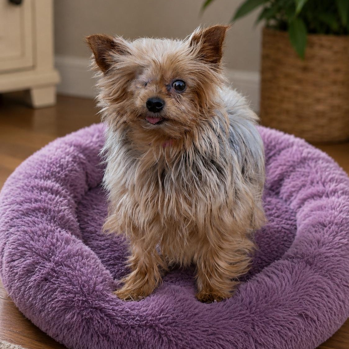 April (6 lbs), adoptable, Adult Female Yorkshire Terrier.