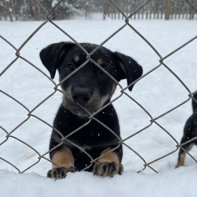 Tessa, Adoptable, Puppy Female German Shepherd Dog & Mixed Breed.