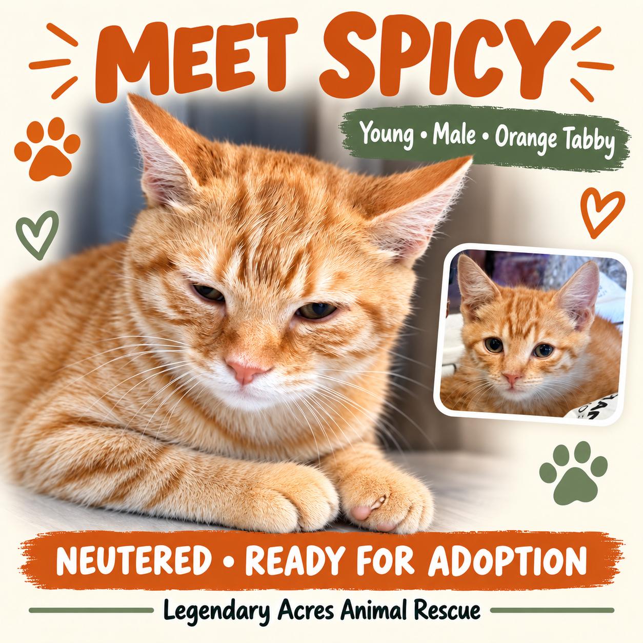 Enlarge Spicy, a Adopted American Shorthair in HOWELL, MI image 1/6