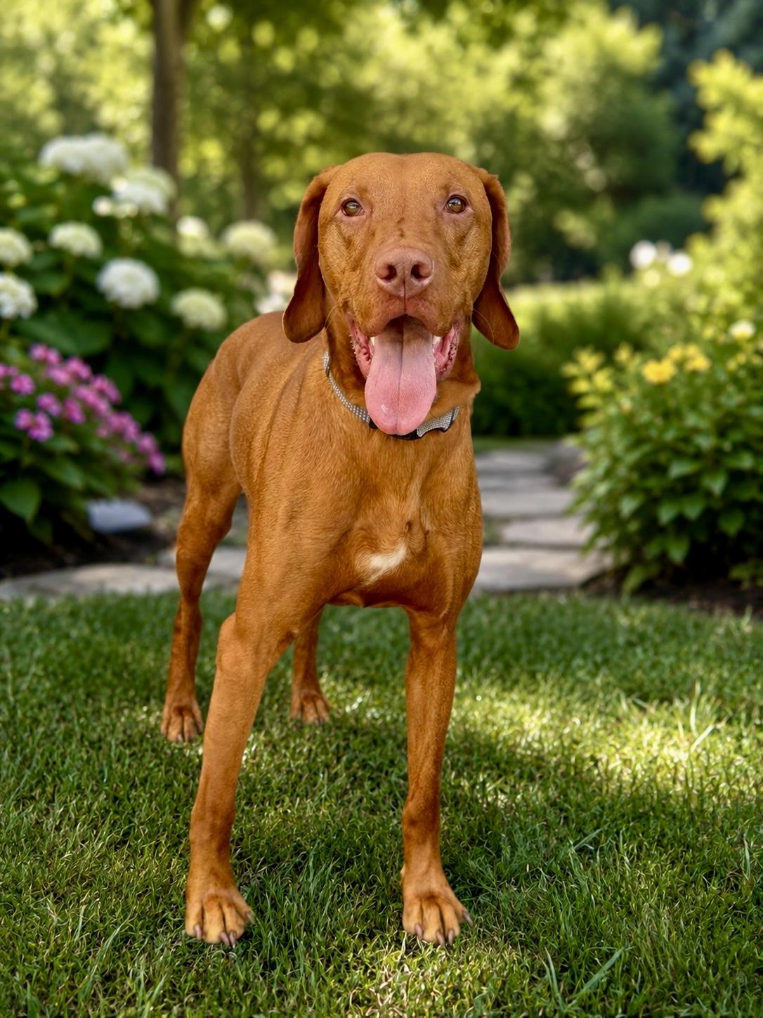 Blitz, ADOPTABLE, Adult Male Vizsla.