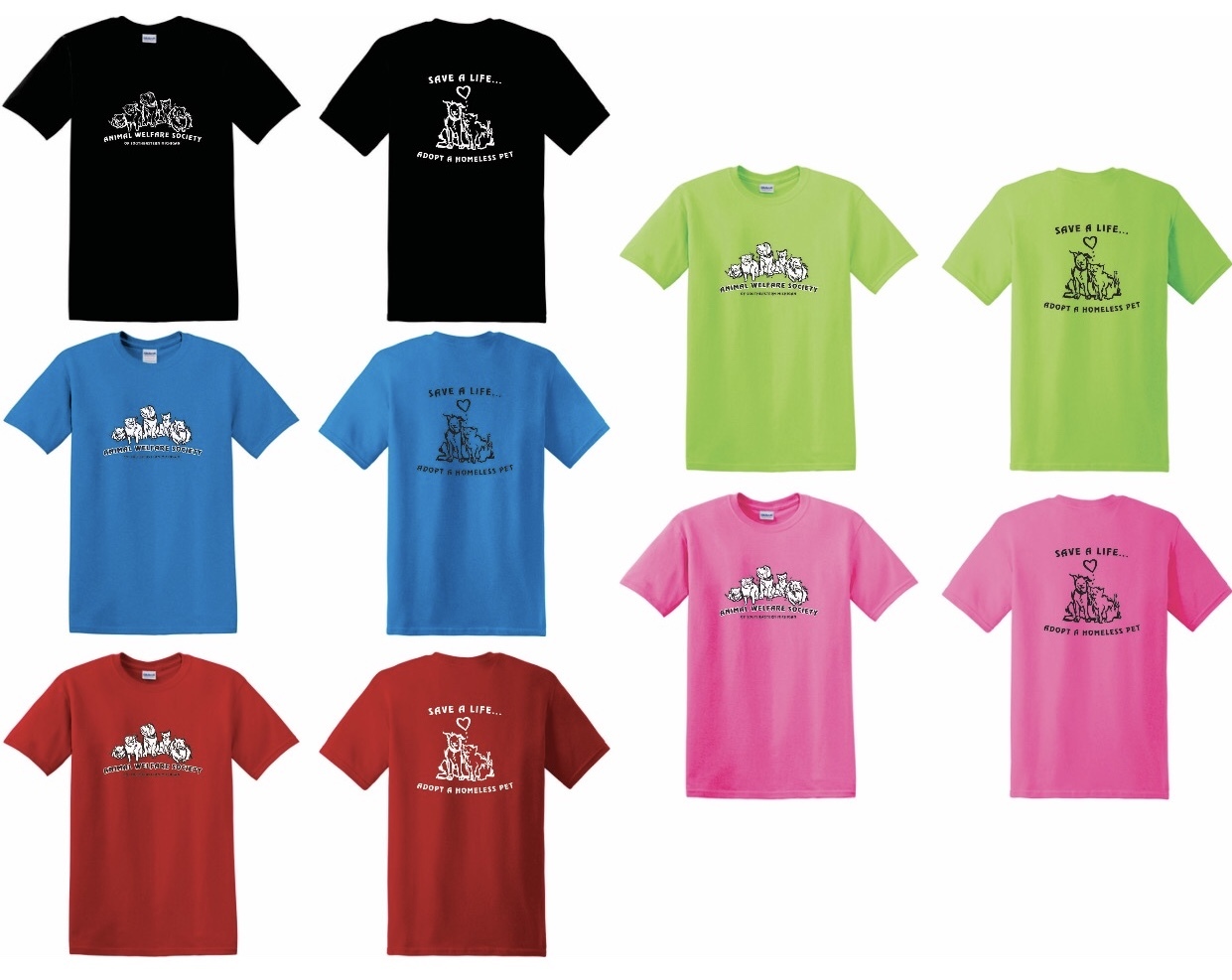 AWS T-Shirts are in!, Adoptable, Adult Female Mixed Breed.