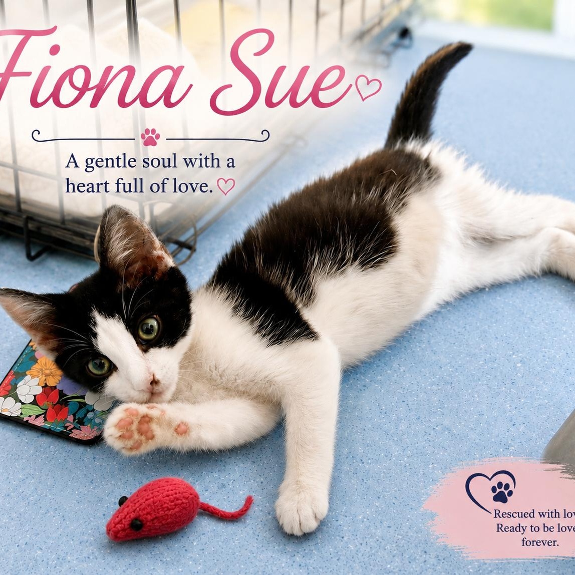 Enlarge Fiona Sue, an adopted Tuxedo in Queen Creek, AZ image 1/1