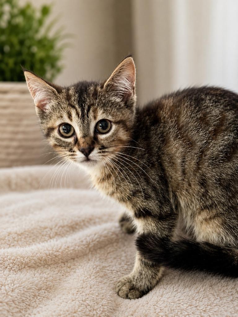 Maple, Adoptable, Kitten Female Domestic Long Hair.