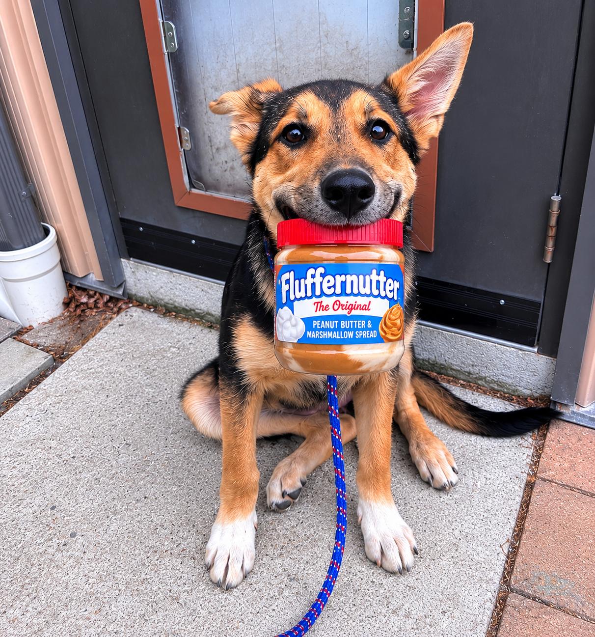 Fluff-a-nutter, Adoptable, Puppy Female Shepherd & Husky.