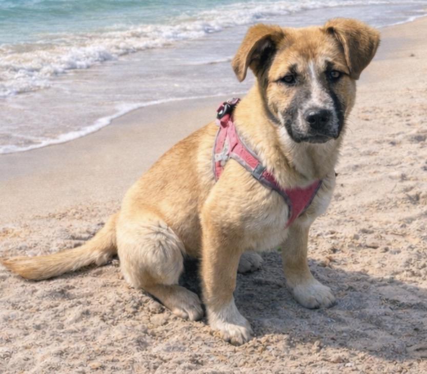 Piper, adopted, Young Female Anatolian Shepherd & Great Pyrenees.