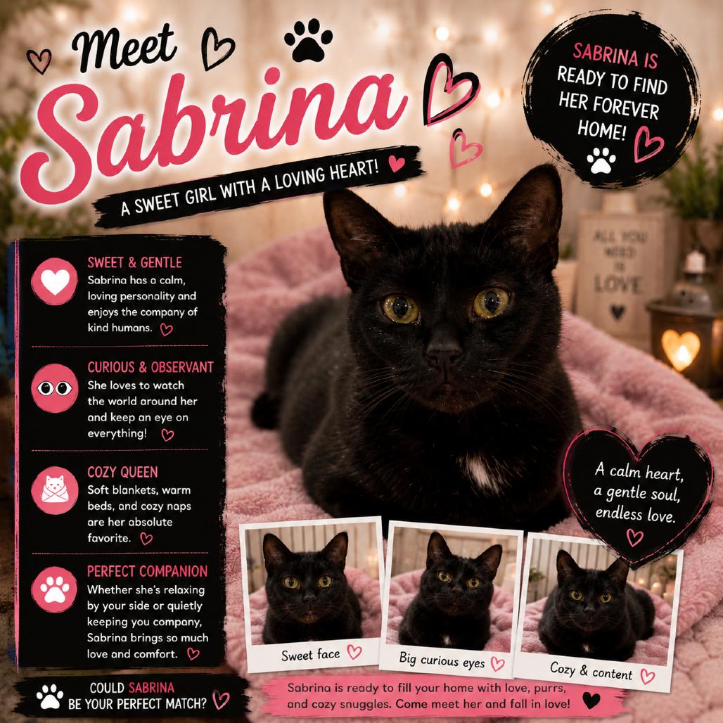 Enlarge Sabrina, a Adoptable Domestic Short Hair in Waldorf, MD image 3/6