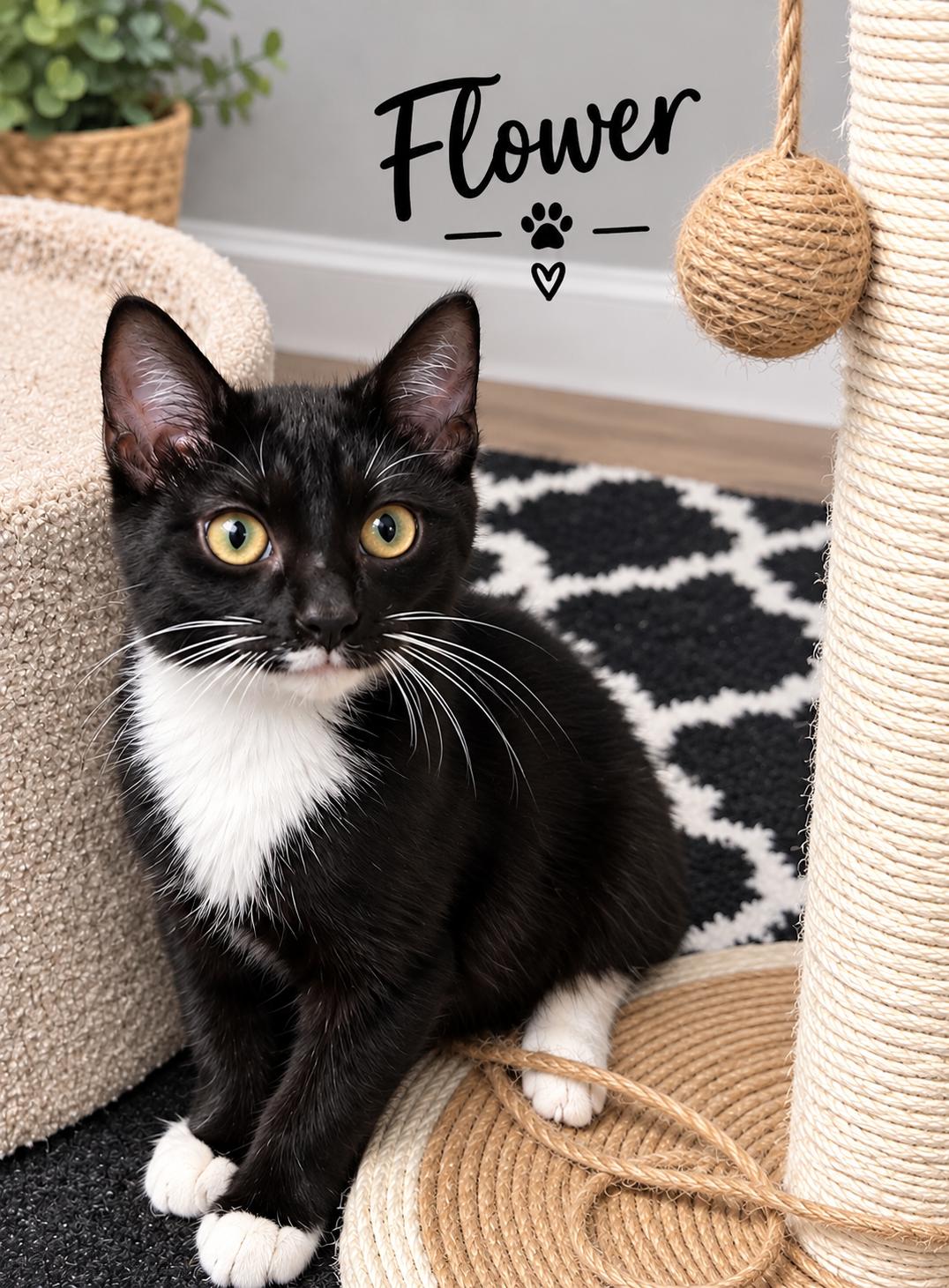 Enlarge Flower, a Adoptable Domestic Short Hair in Murrells Inlet, SC image 1/3