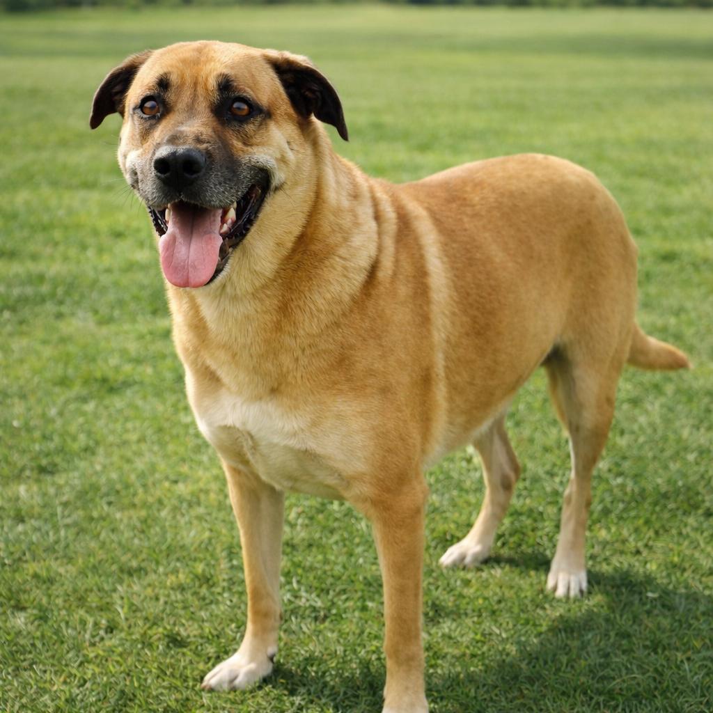 Amberlyn, Adoptable, Senior Female Mastiff & Mixed Breed.