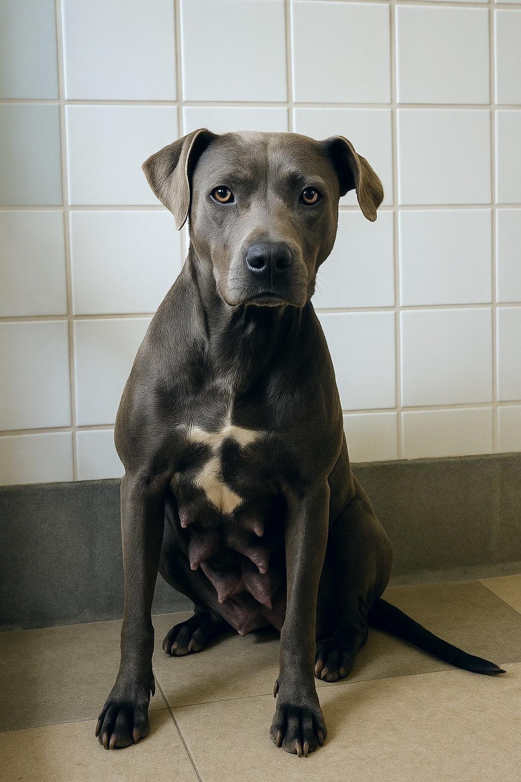 June, Adult Female American Staffordshire Terrier