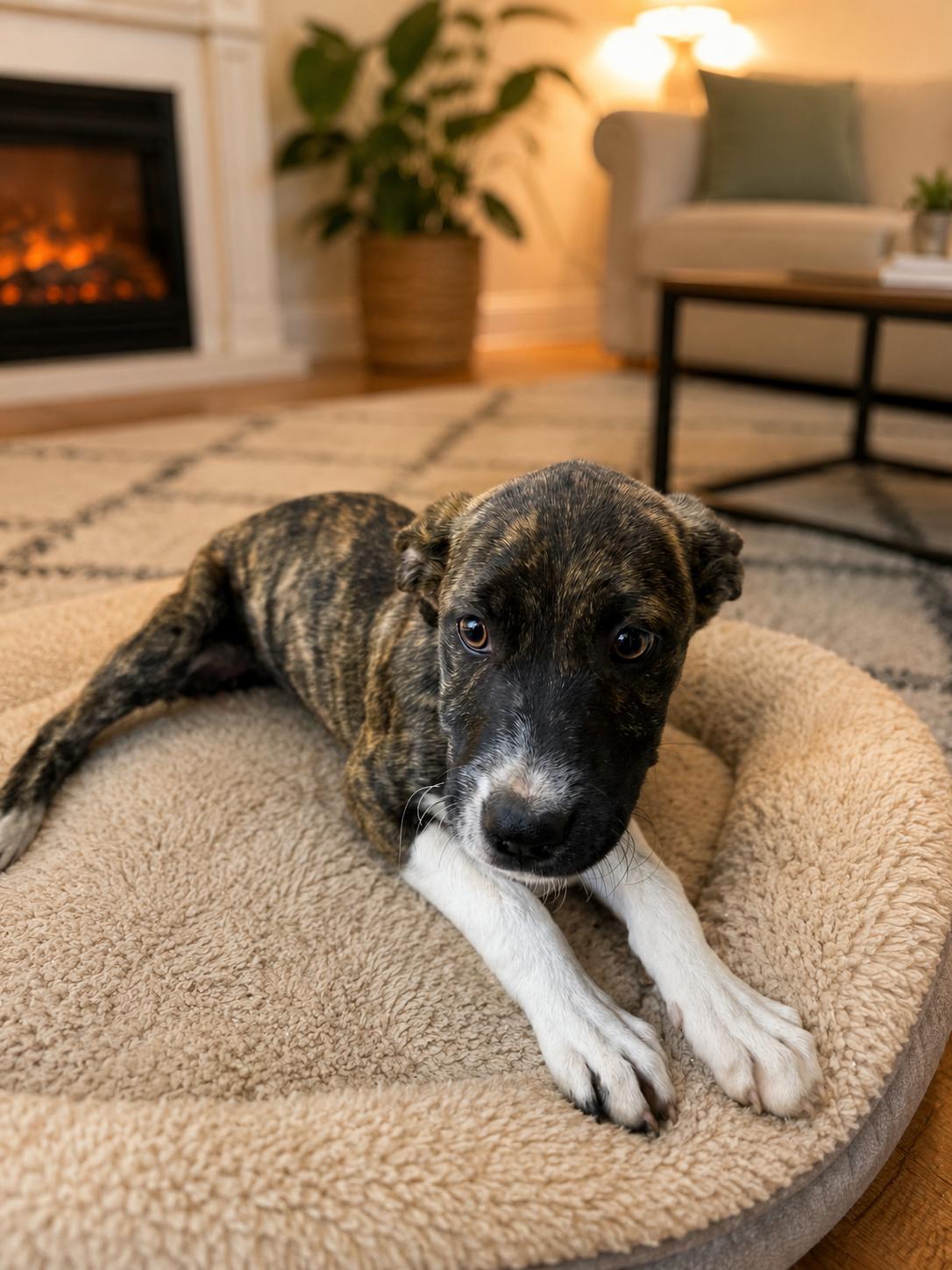Lucy, ADOPTABLE, Puppy Female Plott Hound.