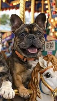 Murphy O’Mally, adopted, Young Male French Bulldog.