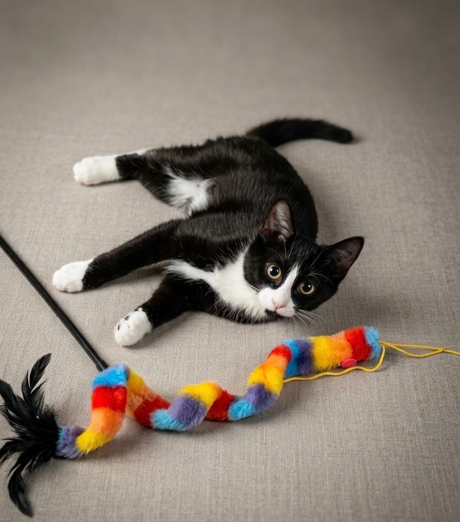 Torres, adopted, Kitten Male Domestic Short Hair.